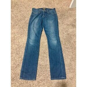 LUCKY BRAND Medium Wash Low Rise SOFIA STRAIGHT Leg Jeans Sz 0/25 30x30